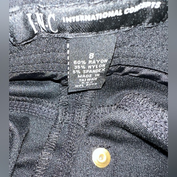 INC slimming women’s black pants size 8 - Picture 6 of 6